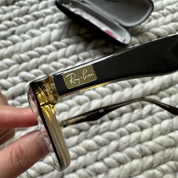 Ray Ban tortoise shell colour rectangle frames - Picture 7 of 9